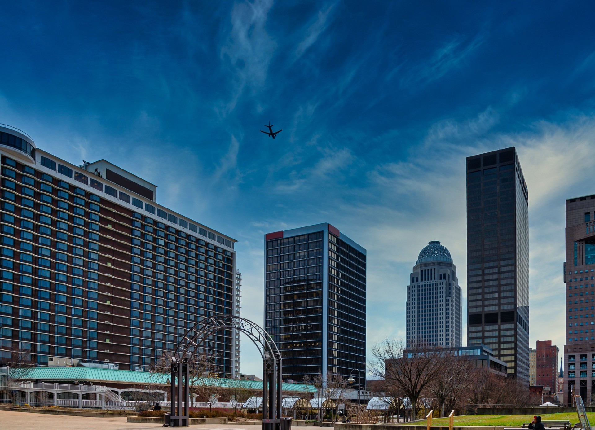 Corporate buildings and hotel